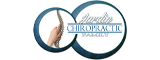 Chiropractic care logo with vertebral column